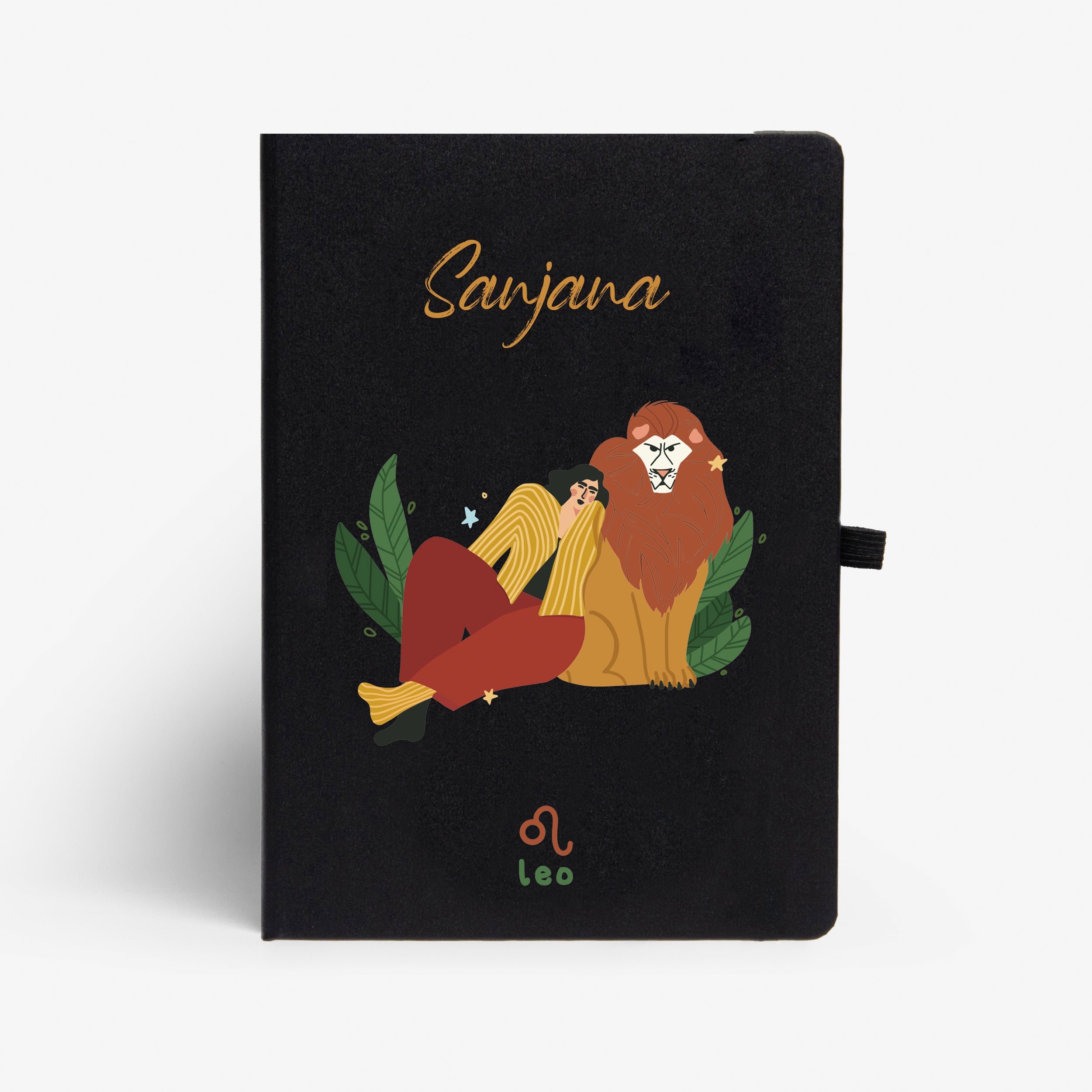 Personalised Hardbound Notebook - Logical Leo