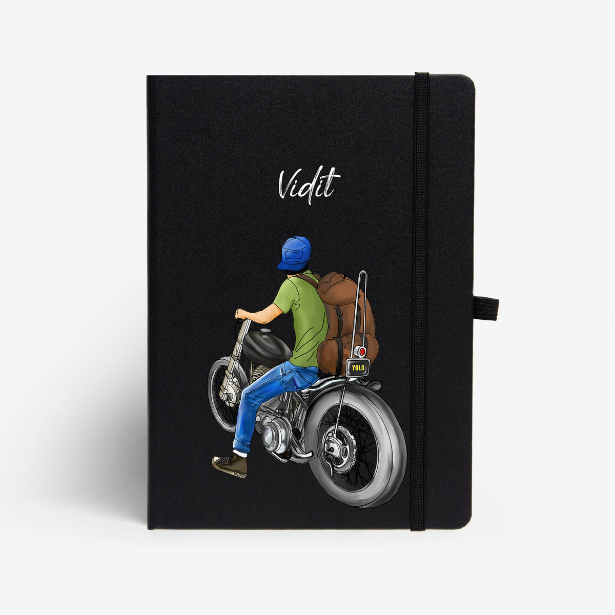 Personalised Hardbound Notebook - Road Rush