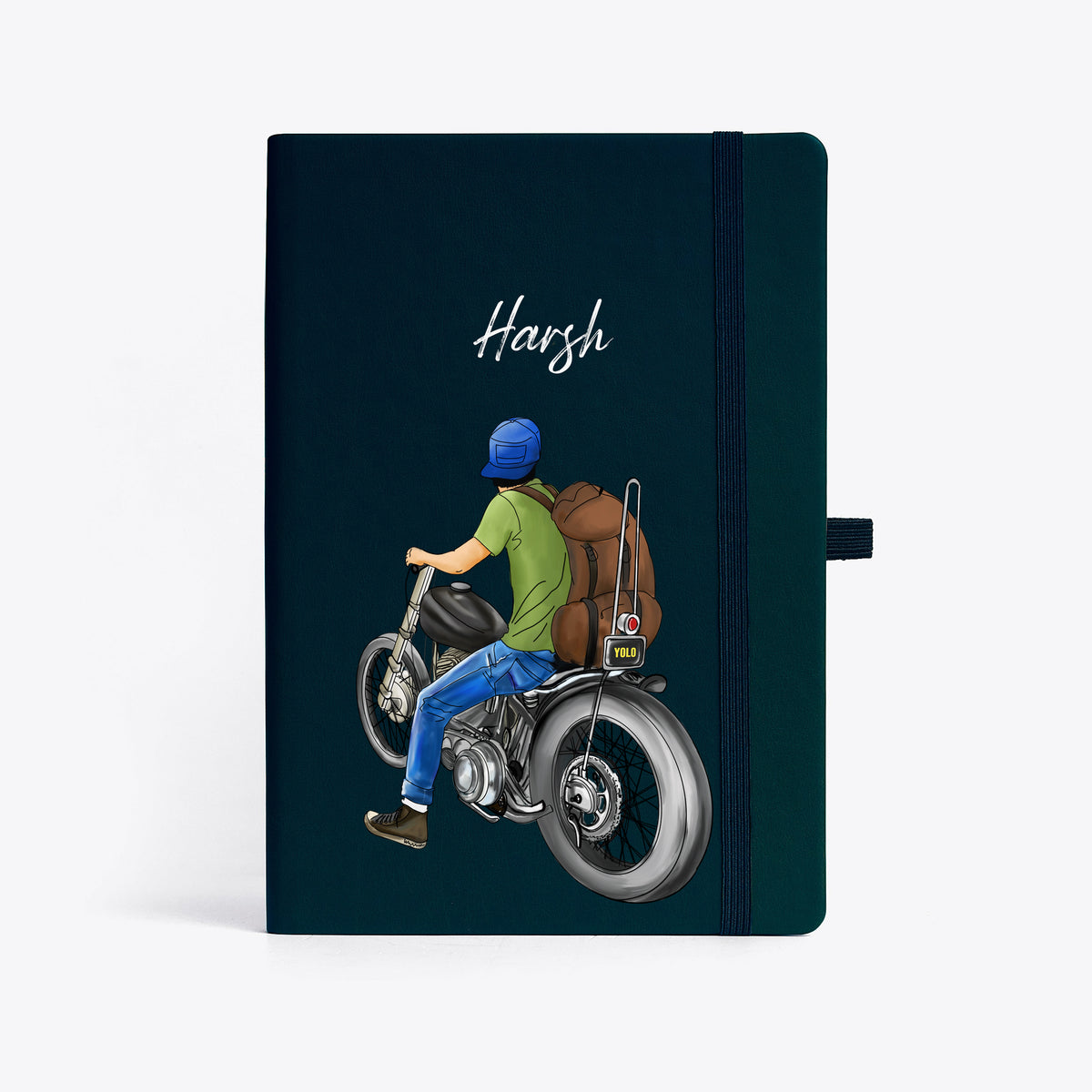 Personalised Hardbound Notebook - Road Rush