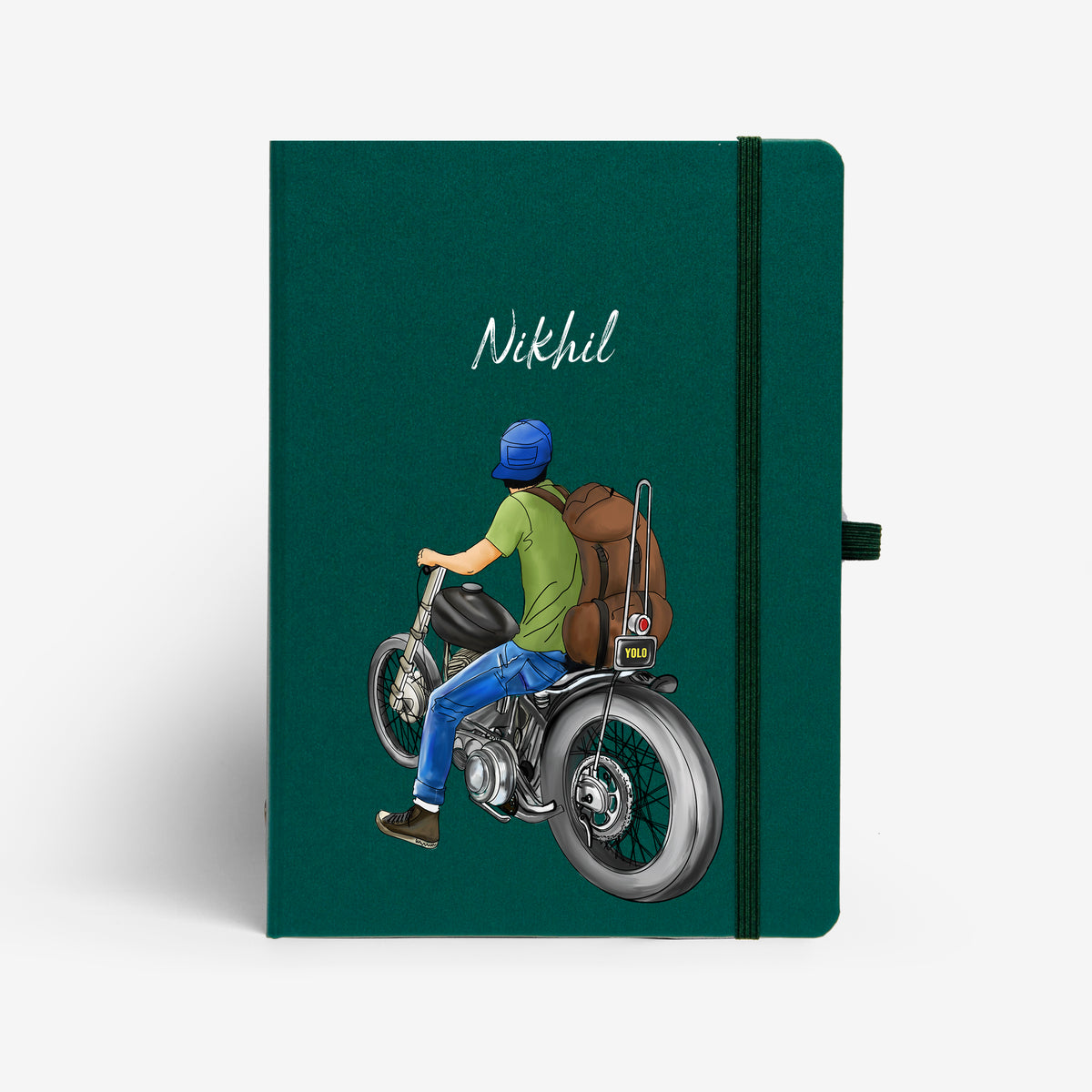 Personalised Hardbound Notebook - Road Rush