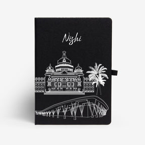 Personalised Hardbound Notebook - Postcards from India - Bengaluru