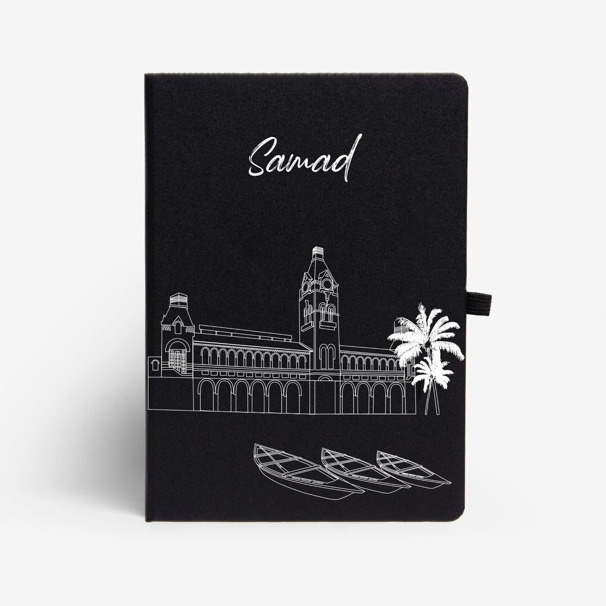 Personalised Hardbound Notebook - Postcards from India - Chennai