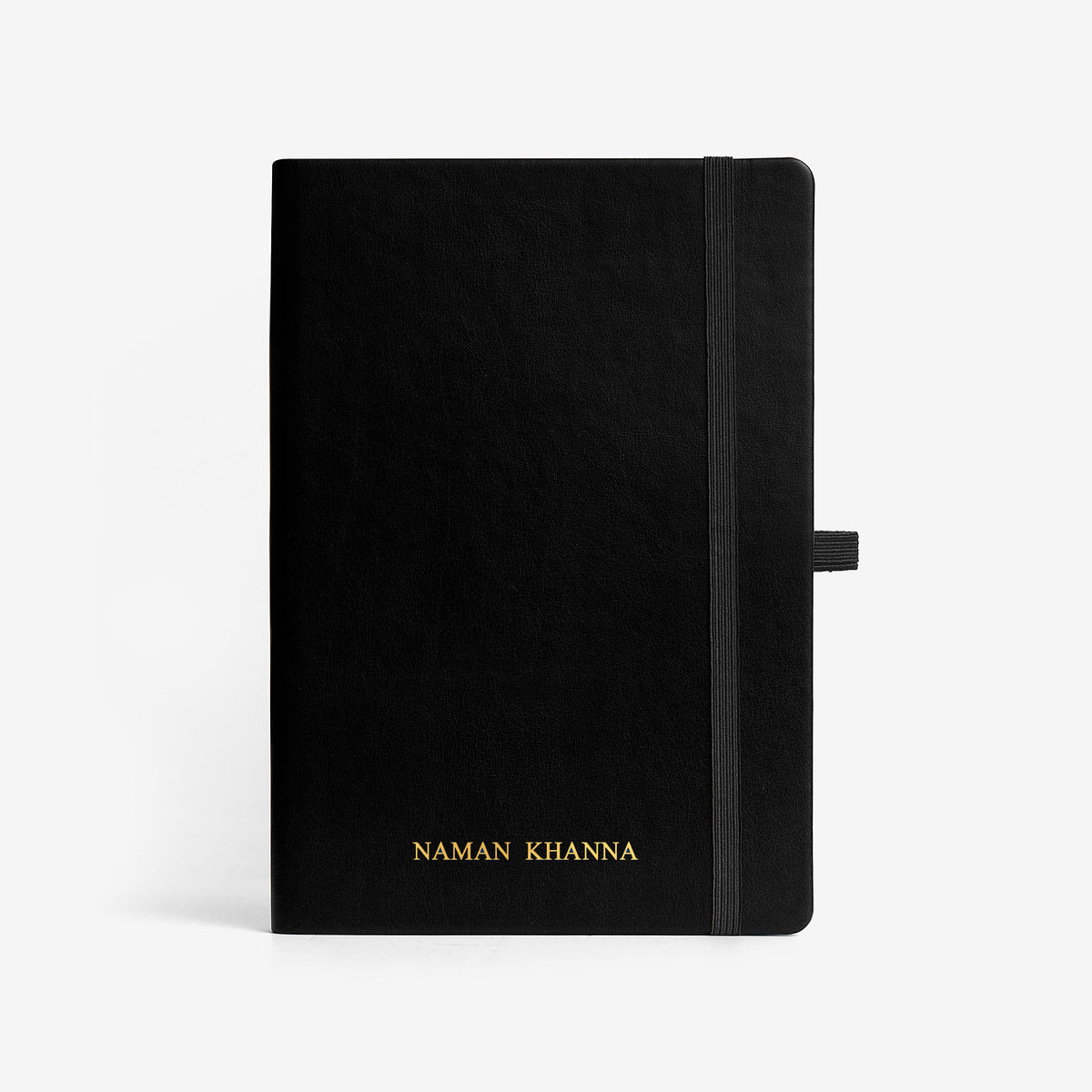 Personalised Hardbound Notebook - Black