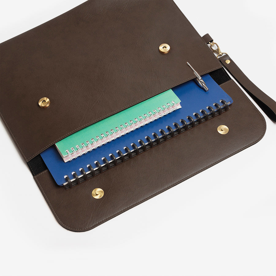 Personalized Laptop/Macbook Sleeve - Dark Brown