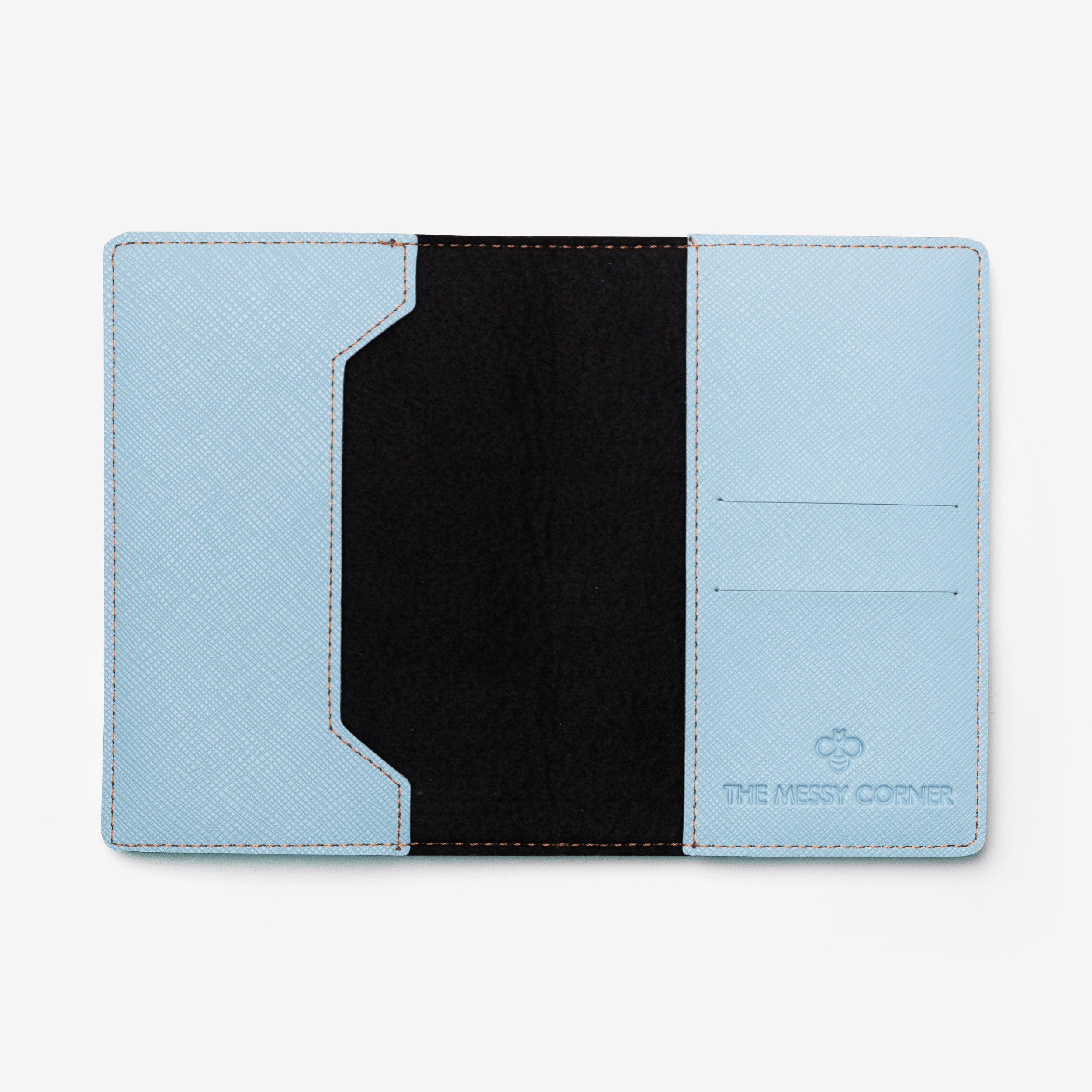 Personalized Passport Cover - Mint Blue