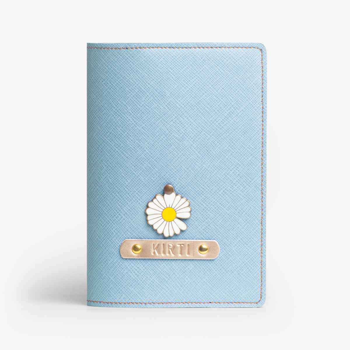 Personalized Passport Cover - Mint Blue