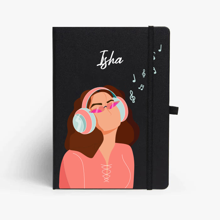 Personalised Hardbound Notebook - Unplugged