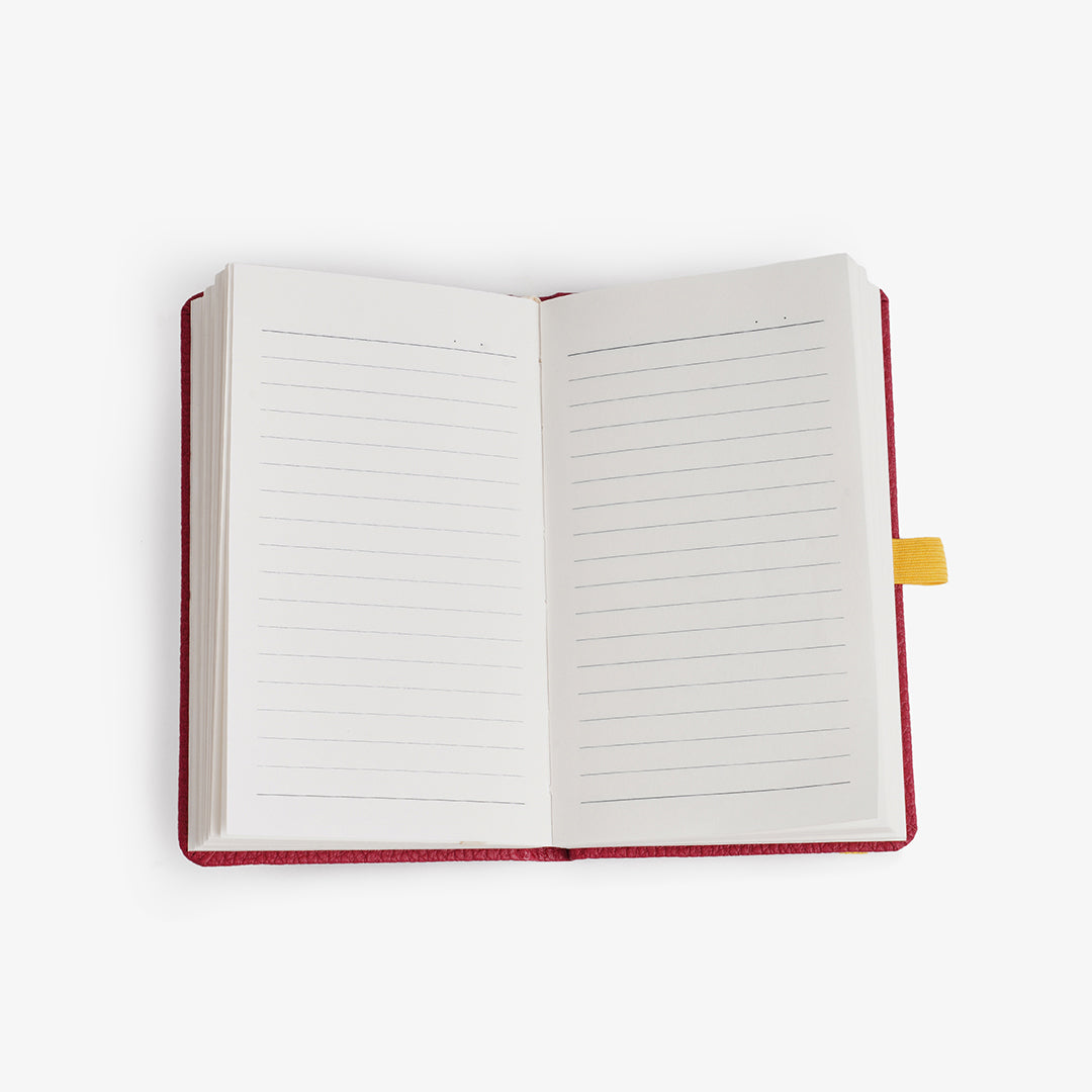 Personalised Hardbound Notebook (A6) - Red