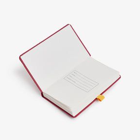 Personalised Hardbound Notebook (A6) - Red