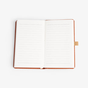 Personalised Hardbound Notebook (A6) - Tan