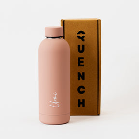 Quench - Personalised Water Bottle - Warm Peach