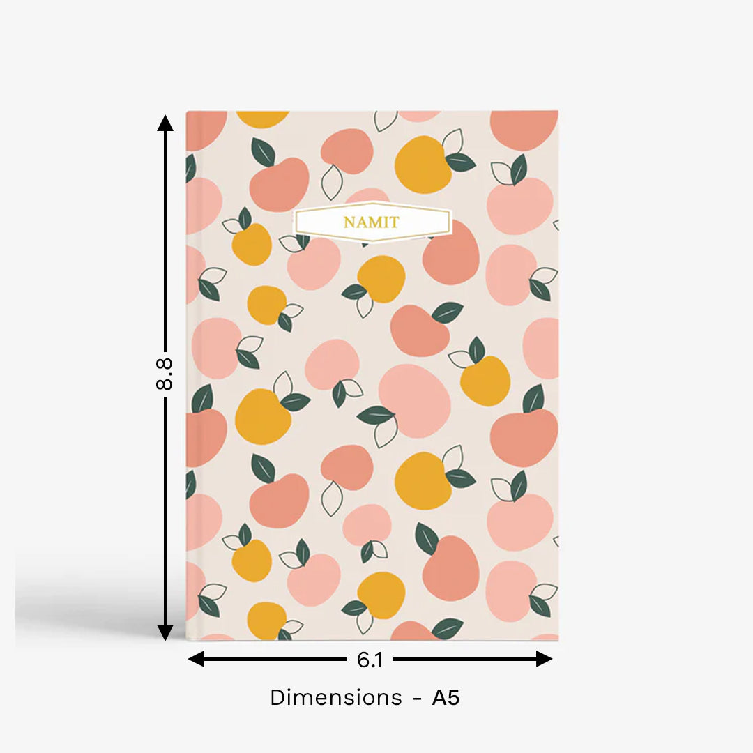 Personalized Notebook- Peachy Zest