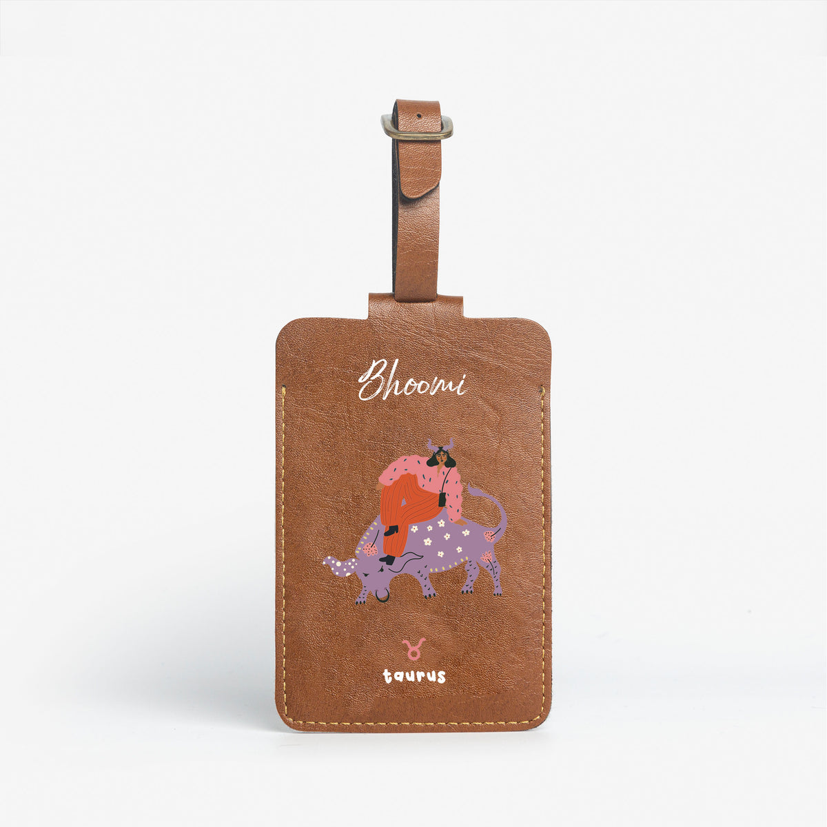 Personalised Luggage/Baggage Tag - Talented Taurus