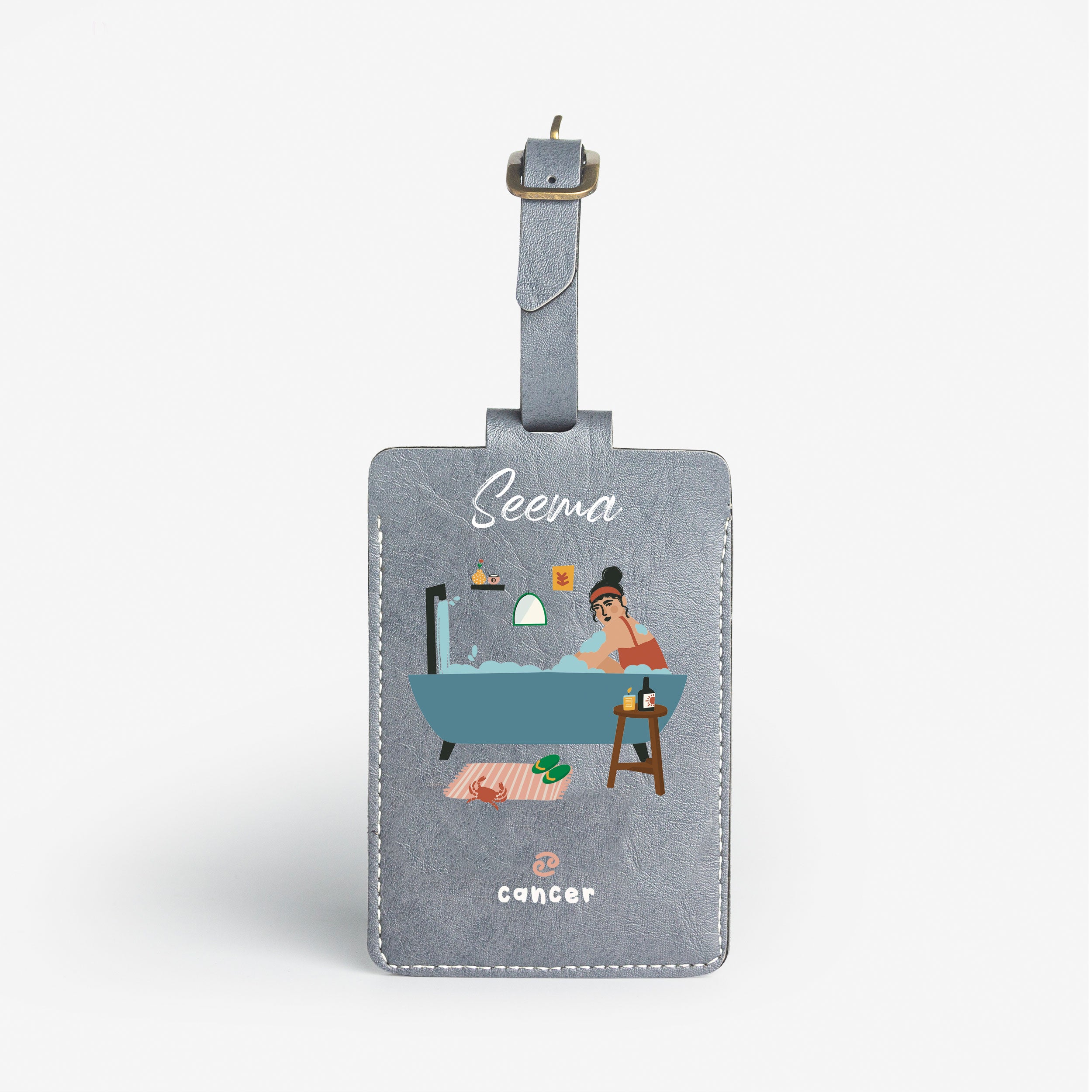 Personalised Luggage/Baggage Tag - Compassionate Cancer