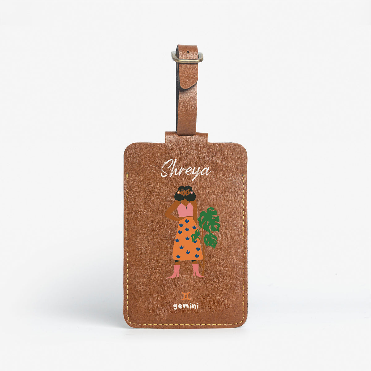 Personalised Luggage/Baggage Tag - Generous Gemini