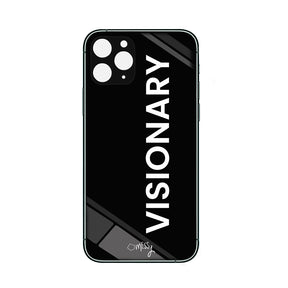 Personalised Glass Phone Cover - Bold Style
