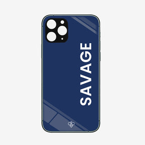 Personalised Glass Phone Cover - Bold Style