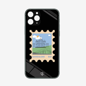 Personalised Glass Phone Cover - Postcards from India - Bengaluru