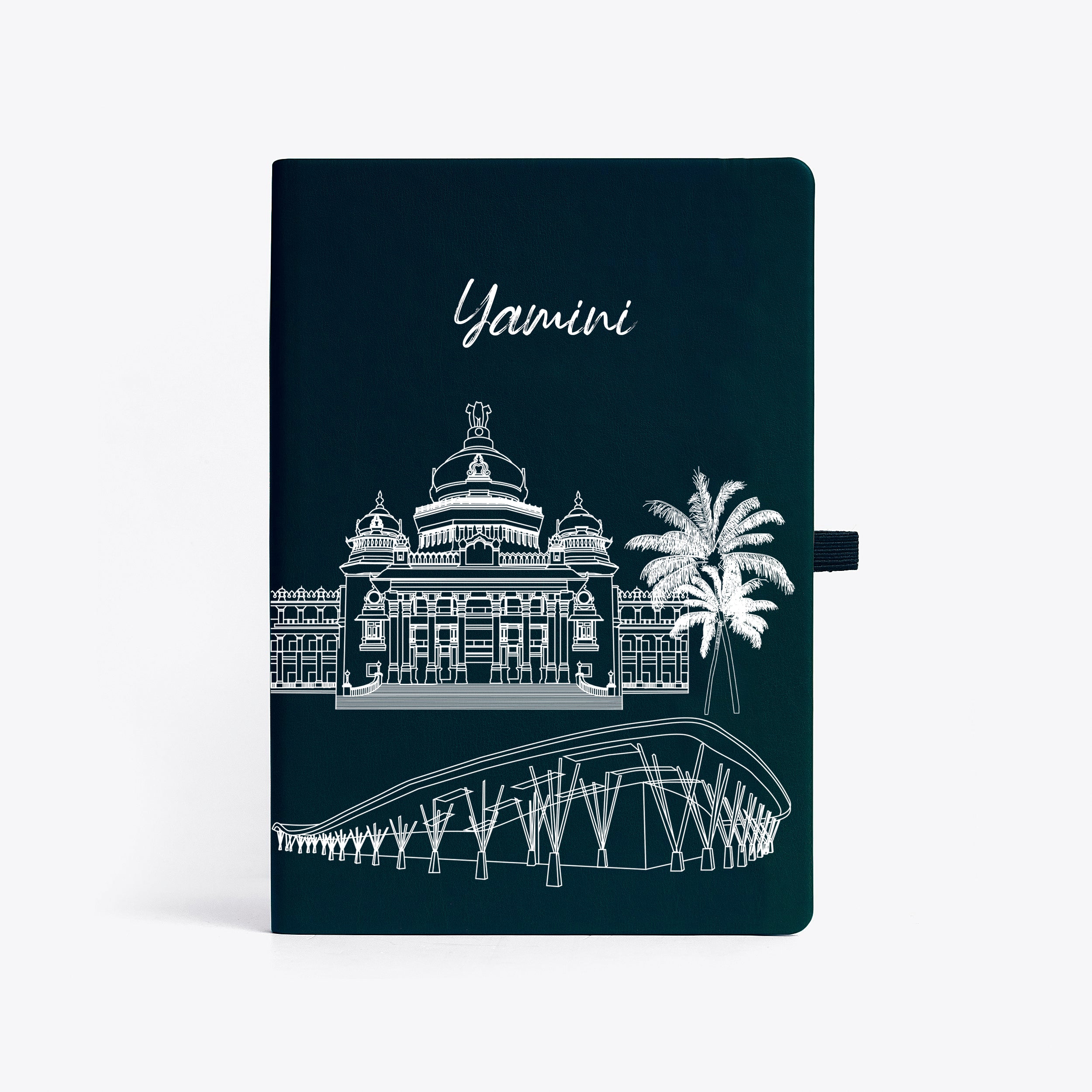 Personalised Hardbound Notebook - Postcards from India - Bengaluru