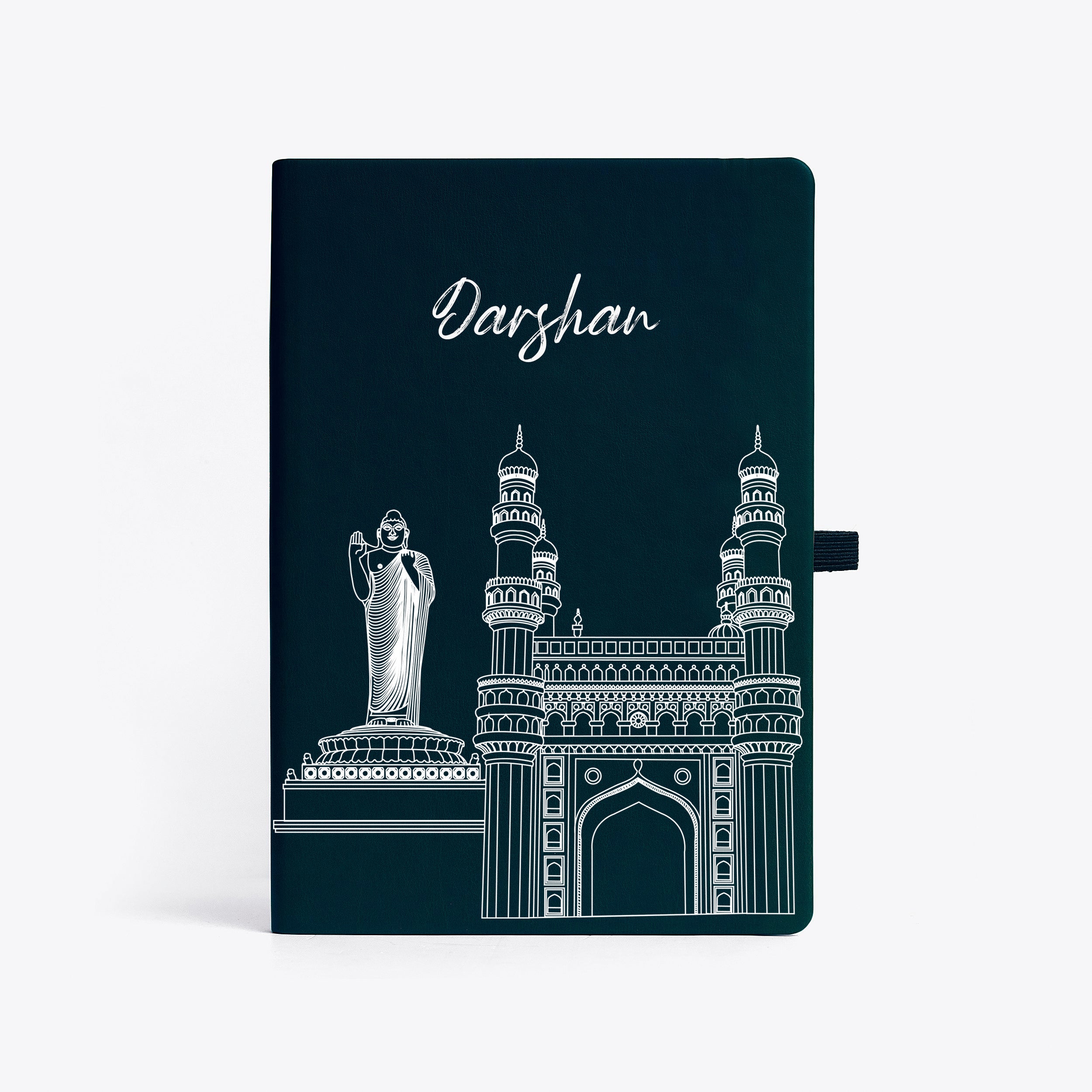 Personalised Hardbound Notebook - Postcards from India - Hyderabad