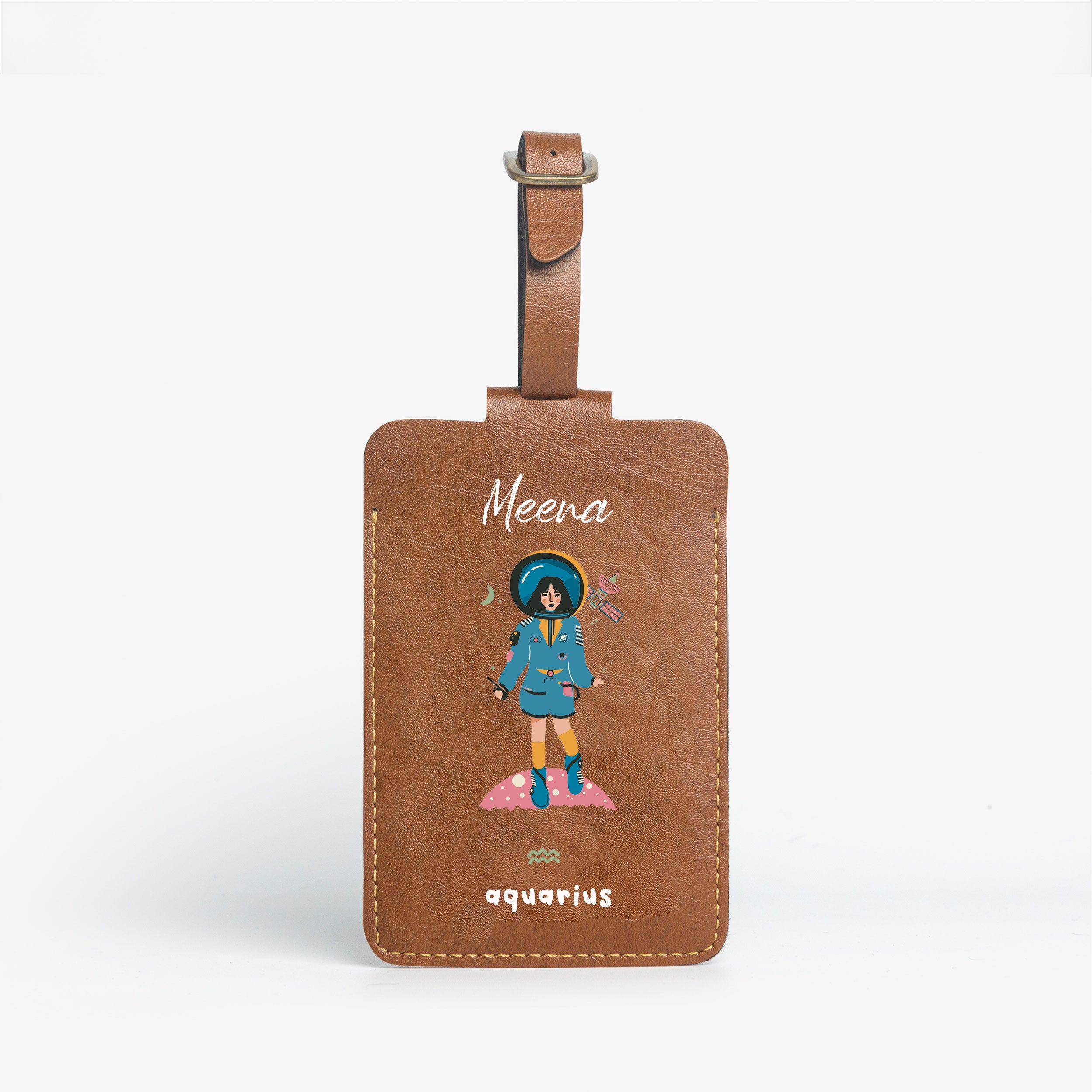 Personalised Luggage/Baggage Tag - Alluring Aquarius