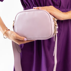 Personalised Luna Crossbody Bag - Lilac