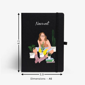 Personalised Hardbound Notebook - Plant Parent