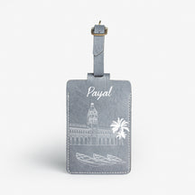 Personalised Luggage/Baggage Tag - Postcards from India - Chennai