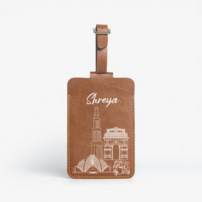 Personalised Luggage/Baggage Tag - Postcards from India - Delhi