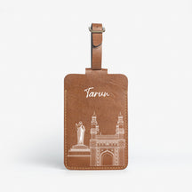 Personalised Luggage/Baggage Tag - Postcards from India - Hyderabad