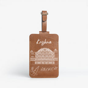 Personalised Luggage/Baggage Tag - Postcards from India - Jaipur