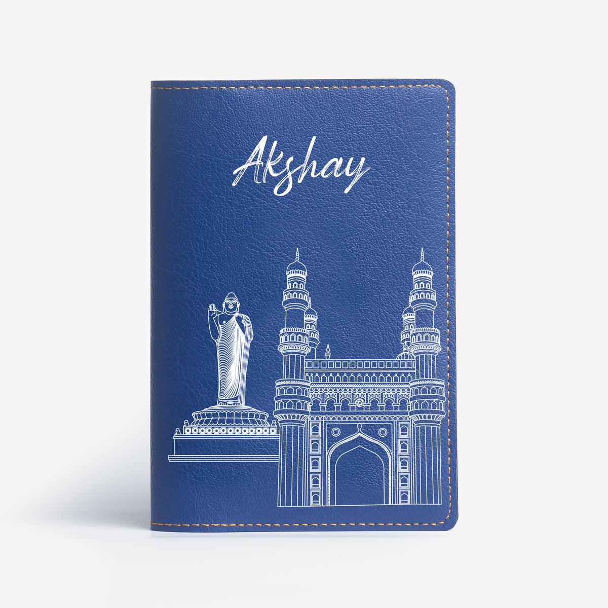 Personalized Passport Cover - Postcards from India - Hyderabad