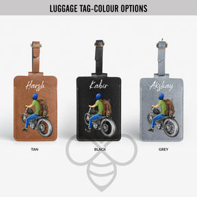 Personalised Luggage/Baggage Tag - Road Rush