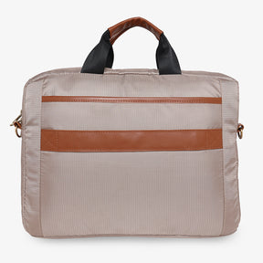 Mens Laptop Bag - Beige