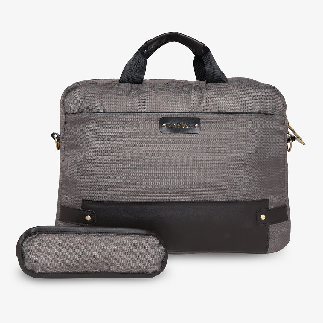 Mens Laptop Bag - Grey