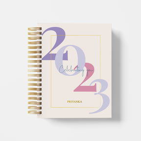 Personalised Celebrating you 2023 Planner- Dated