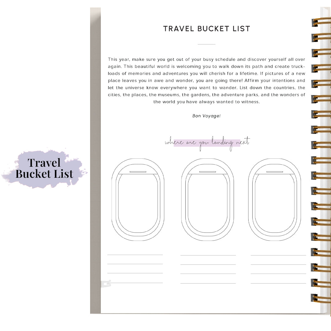 Personalised Good Vibes 2023 Planner- Dated
