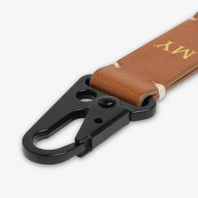 Voyage Personalised Keyring - Tan