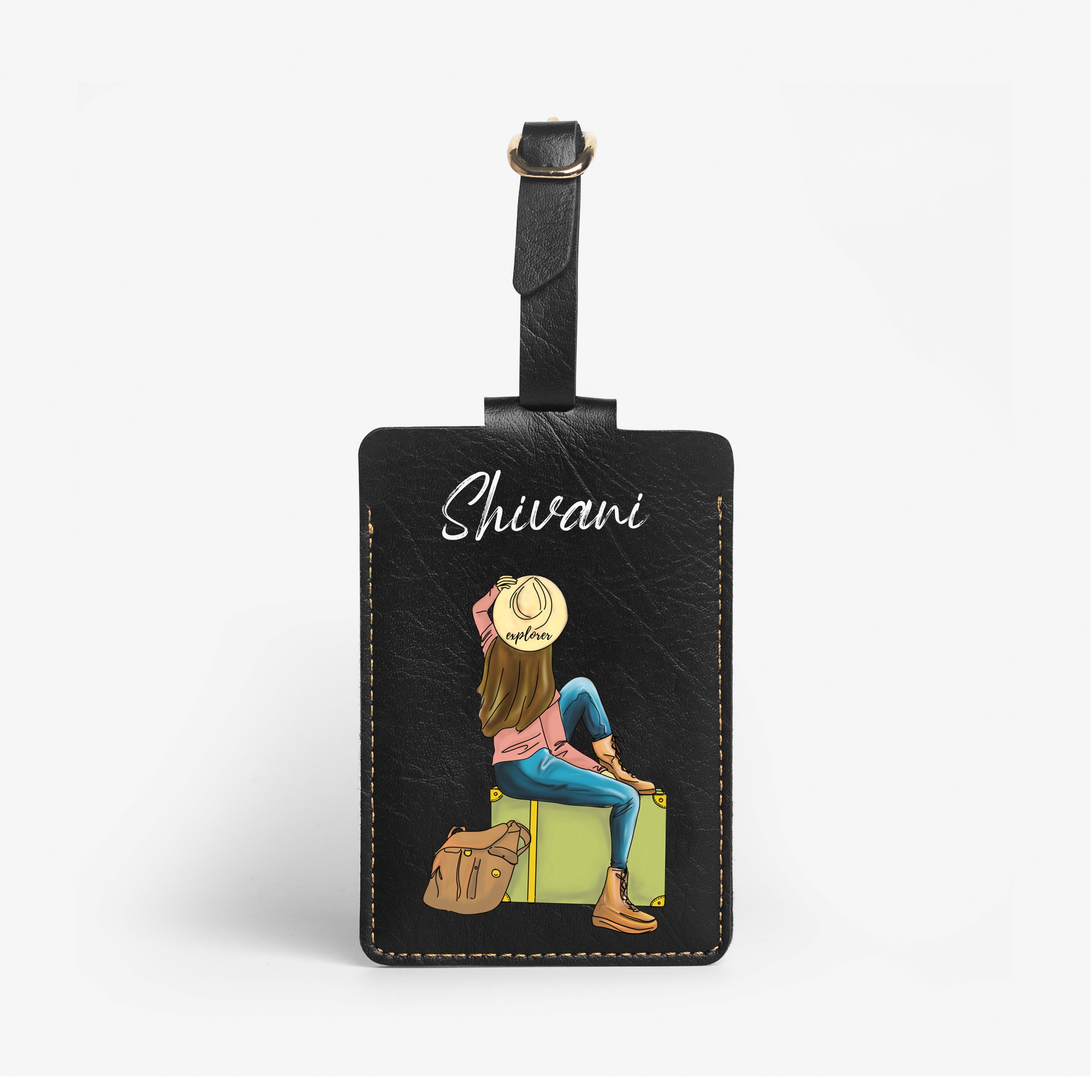 Personalised Luggage/Baggage Tag - Wanderlust