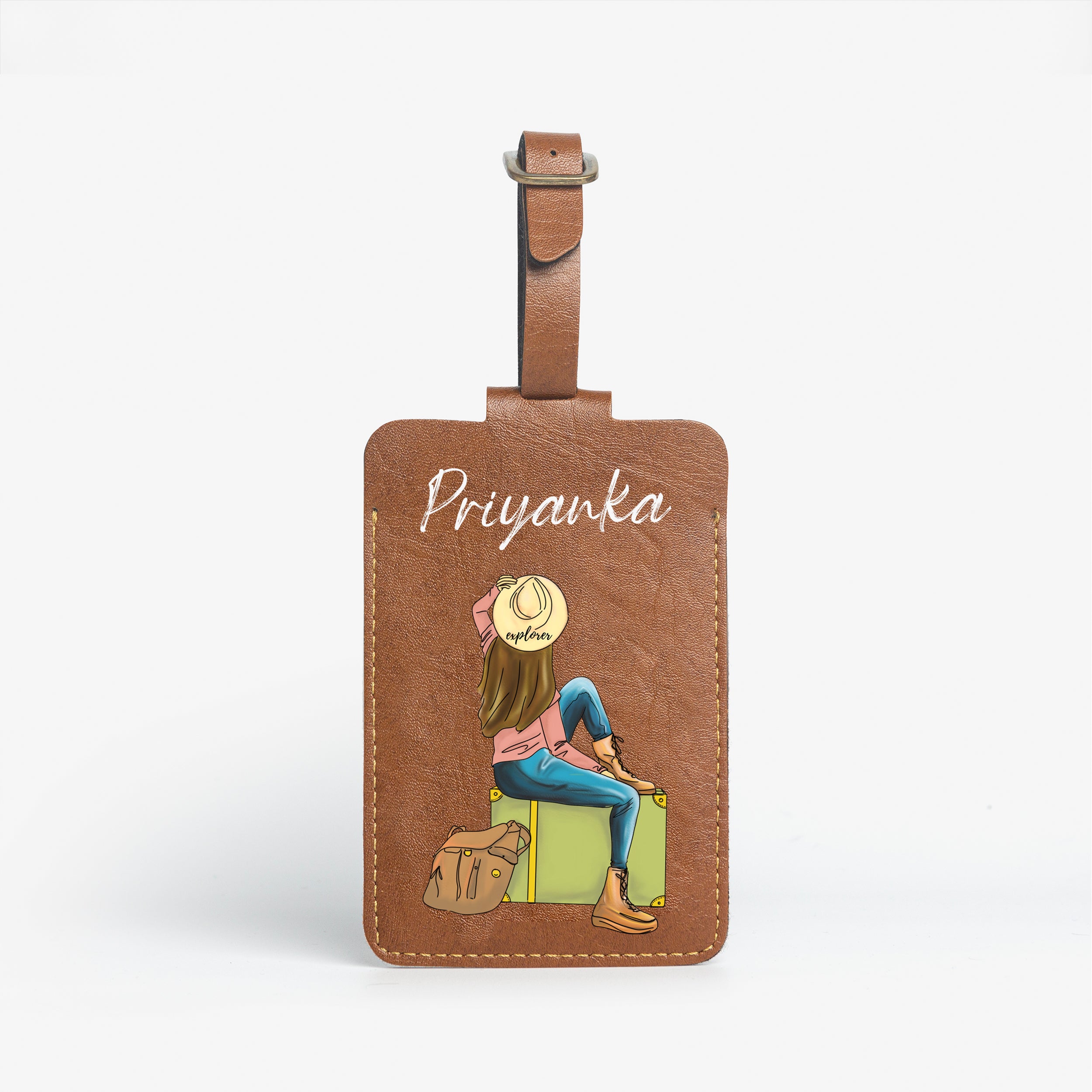 Personalised Luggage/Baggage Tag - Wanderlust
