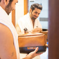 Men's Toiletry Kit Bag - Tan