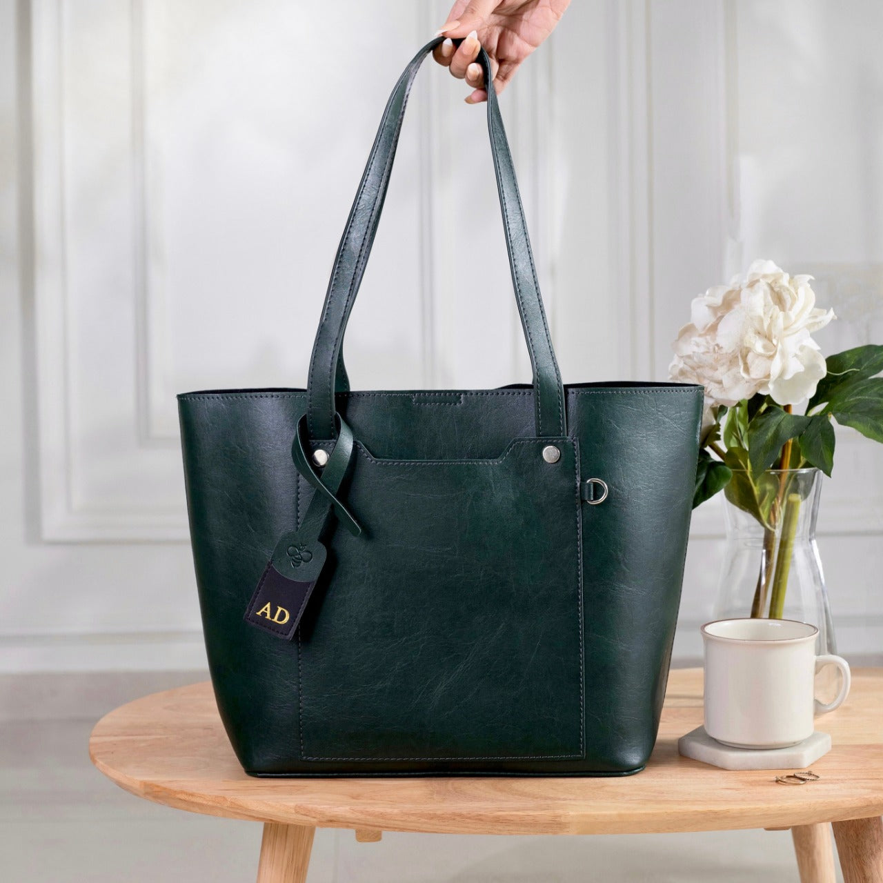 Best Tote Bags For Women Personalised In Green Colour Online