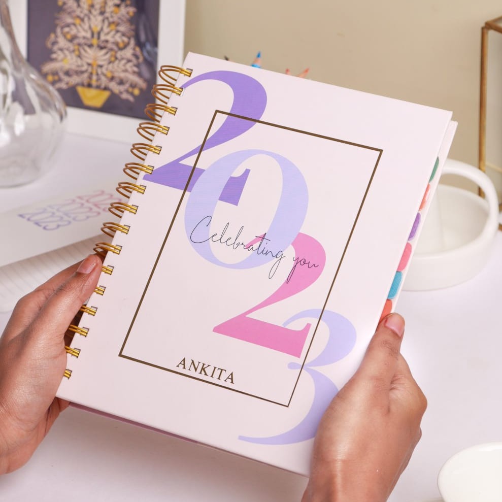 Personalised Celebrating you 2023 Planner- Dated