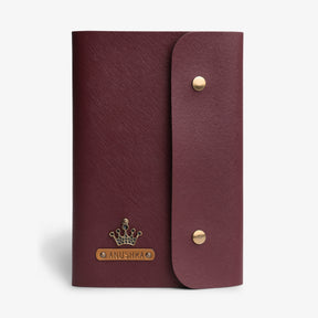 Personalised Button Diary - Wine