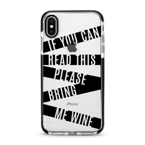 The Messy Corner Phone Cover Bring Me Wine - iPhone Cover