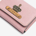 Business Card Holder/Wallet - Salmon Pink