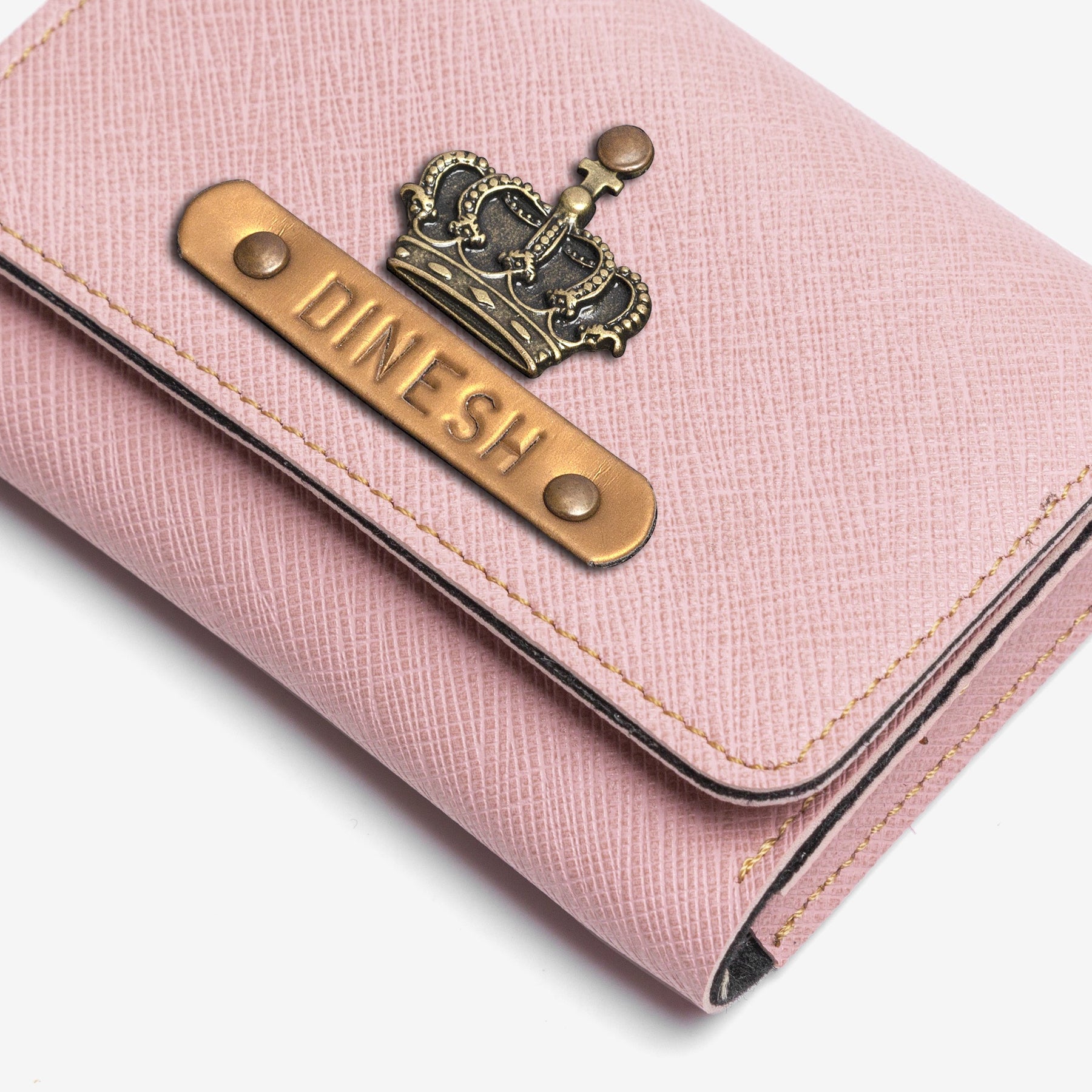 The Messy Corner Card Holder Business Card Holder/Wallet - Salmon Pink