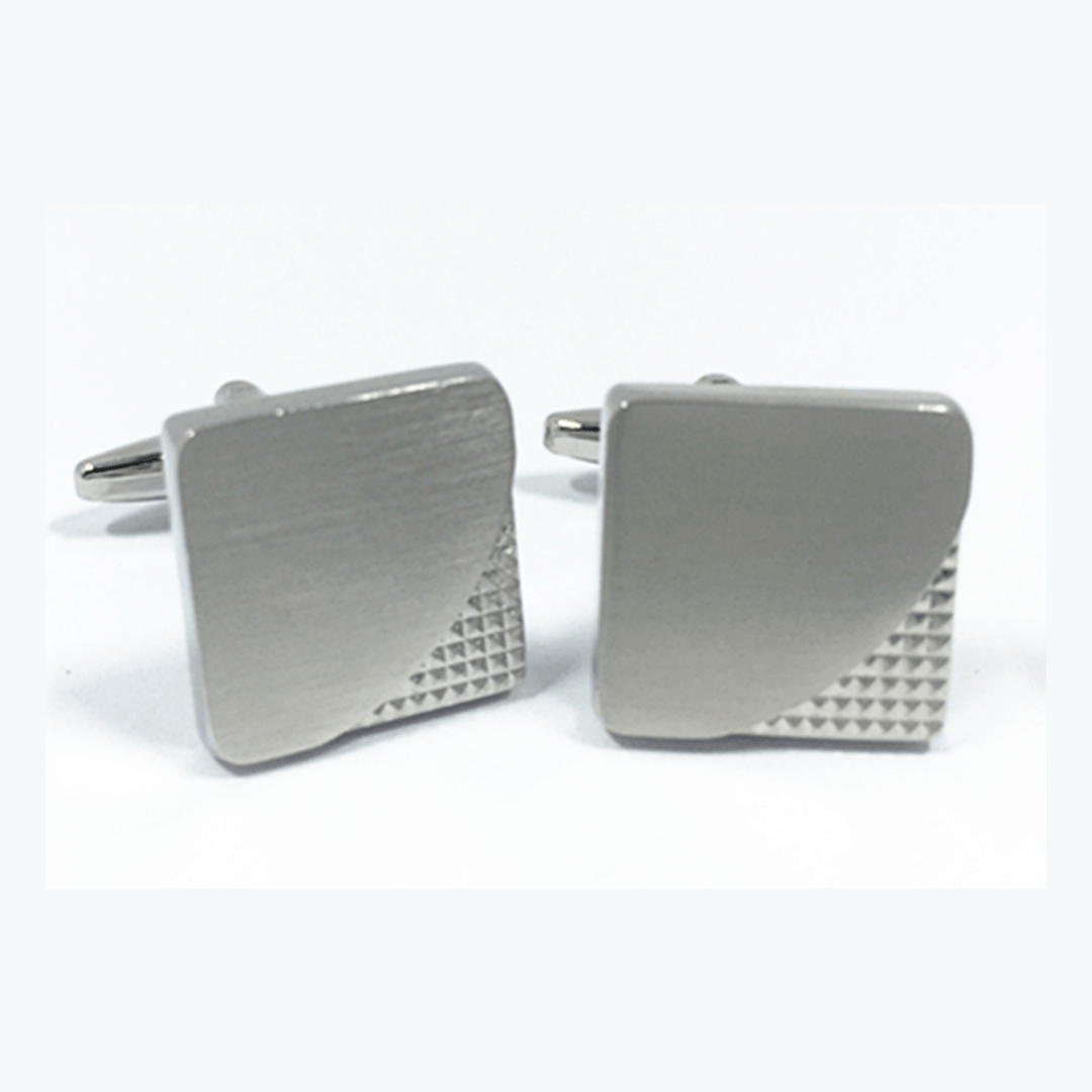 The Messy Corner OPTIONS_HIDDEN_PRODUCT Silver Cufflink - Color Selected