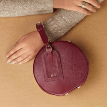 The Messy Corner Special Edition Burgundy Designer Crossbody Bag - Stella