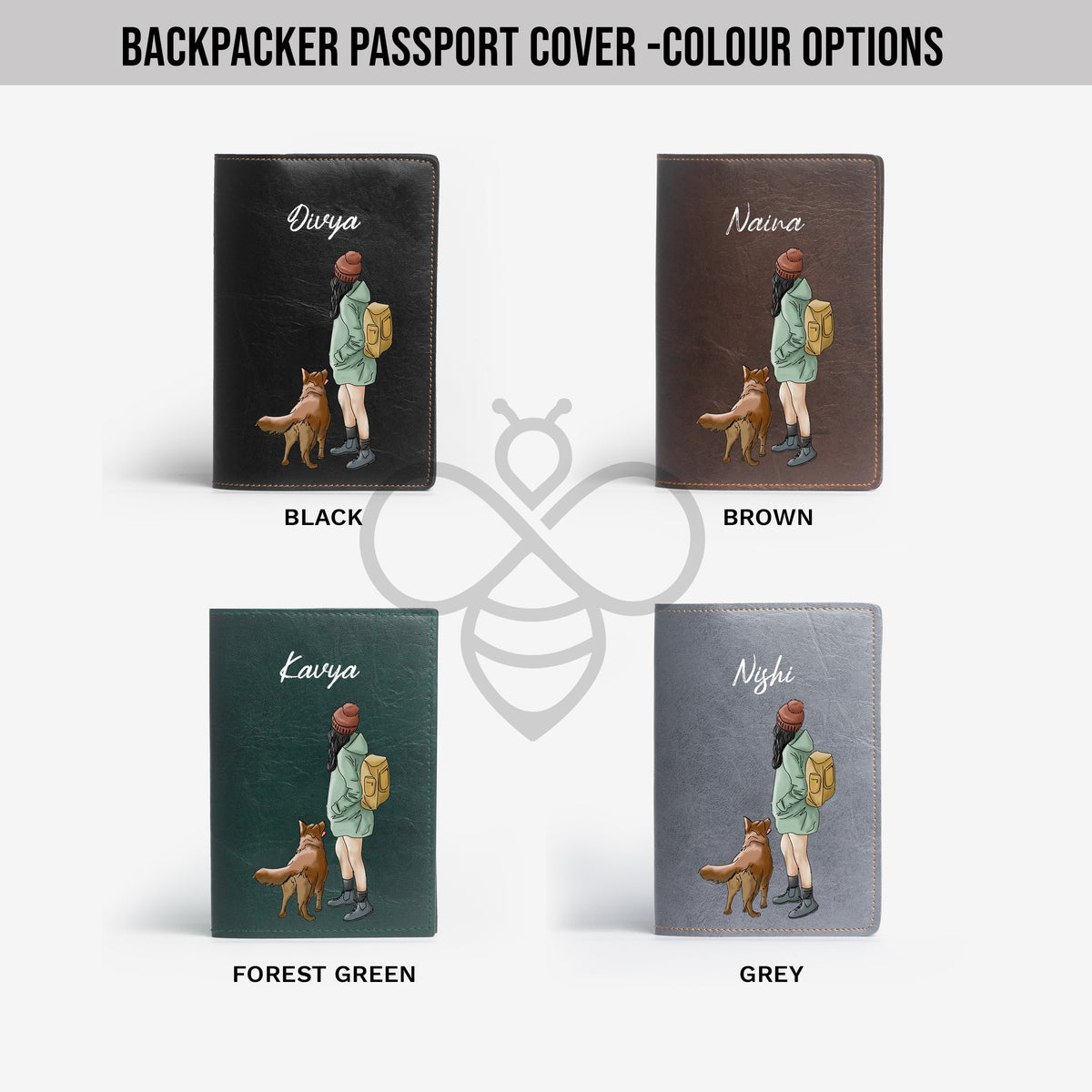 The Messy Corner Passport Cover Exclusive Passport Cover - Backpacker